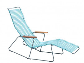 Chaise longue à bascule d'exterieur scandinave modèle CLICK 17 coloris