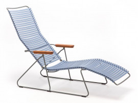 Chaise longue d'exterieur scandinave modèle CLICK 17 coloris