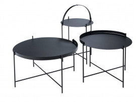 Edge outdoor tray table Ø 62 cm