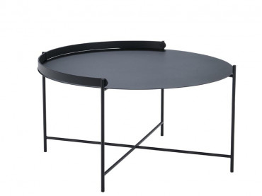 Edge outdoor tray table Ø 76 cm