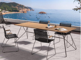 Sketch outdoor dining table, 160 cm. 4-6 seats