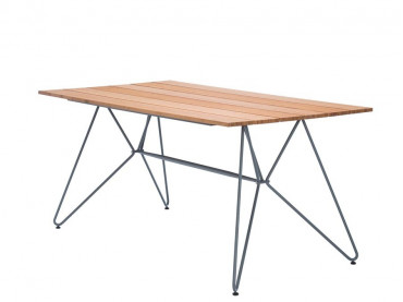 Table de repas scandinave d'extérieur  modèle Sketch 160 cm. 4/6 pers.