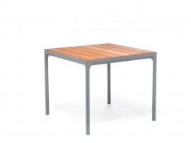 Table de repas scandinave d'extérieur  modèle Four Grey, 4 pers.