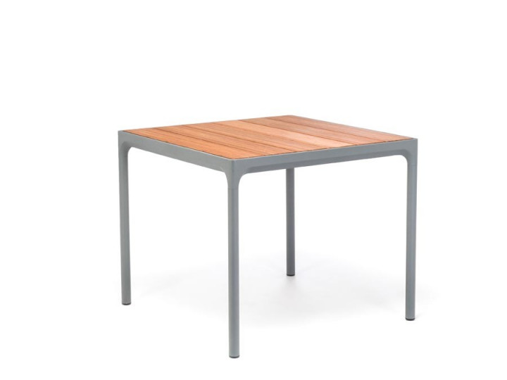 Table de repas scandinave d'extérieur  modèle Four Grey, 4 pers.