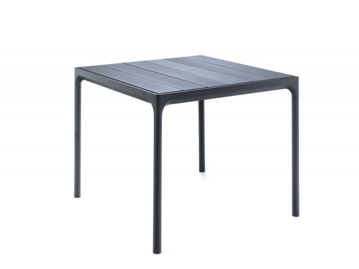 Four Aluminium, outdoor dining table,  4 seats.