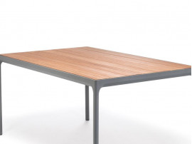 Table de repas scandinave d'extérieur  modèle Four Grey, 6 pers.