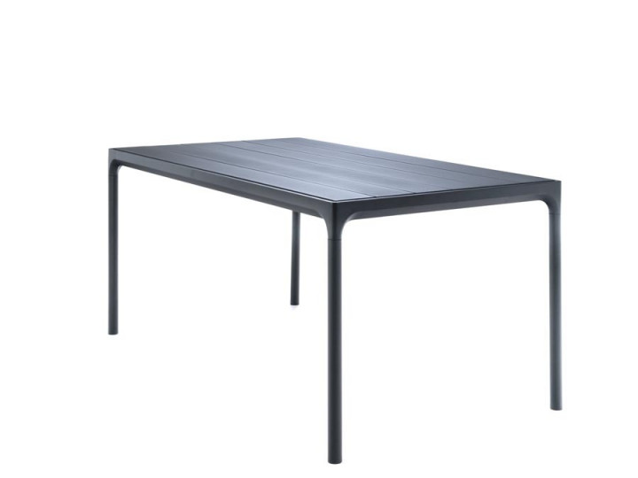 Four Aluminium outdoor dining table,  6 seats.