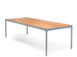 Table de repas scandinave d'extérieur  modèle Four Grey, 8 pers.