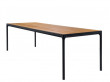 Table de repas scandinave d'extérieur  modèle Four Black, 8 pers.