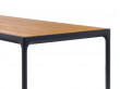 Table de repas scandinave d'extérieur  modèle Four Black, 8 pers.