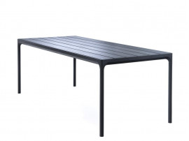 Four Aluminium outdoor dining table,  8 seats.