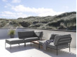 LEVEL outdoor modular Lounge Sofa. Dark Grey cushions.