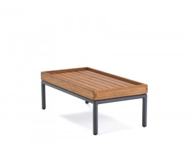 Table basse scandinave rectangulaire modèle LEVEL. 