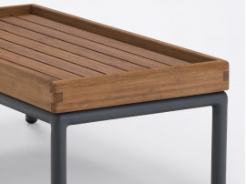 LEVEL rectangular outdoor lounge Table. 