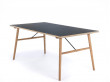 HELKA Table, black legs, 2 sizes, 5 color top