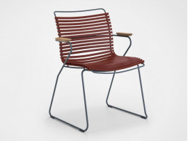 CLICK outdoor dinning chair with arm rest