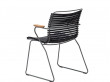 CLICK outdoor dinning chair with arm rest