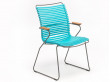 Chaise d'exterieur scandinave modèle CLICK dossier haut 17 coloris