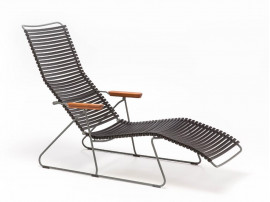 Chaise longue d'exterieur scandinave modèle CLICK 17 coloris