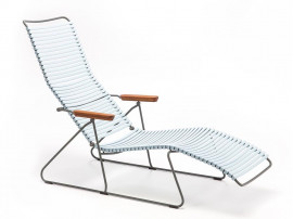Chaise longue d'exterieur scandinave modèle CLICK 17 coloris