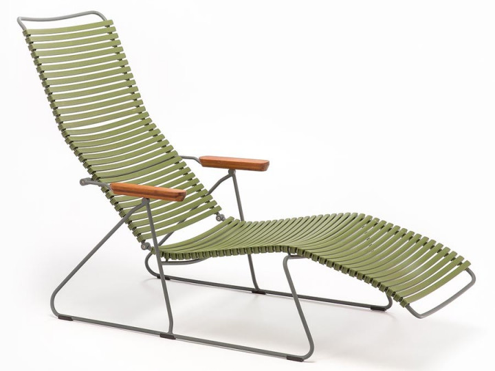 Chaise longue d'exterieur scandinave modèle CLICK 17 coloris