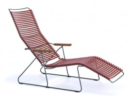 Chaise longue d'exterieur scandinave modèle CLICK 17 coloris