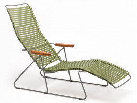 Chaise longue d'exterieur scandinave modèle CLICK 17 coloris