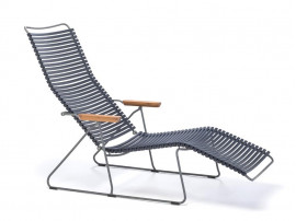 Chaise longue d'exterieur scandinave modèle CLICK 17 coloris