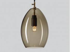 Unika Pendant Lamp. Large. Smoked glass