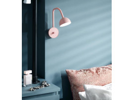 Blush Lamp Wall. Pink