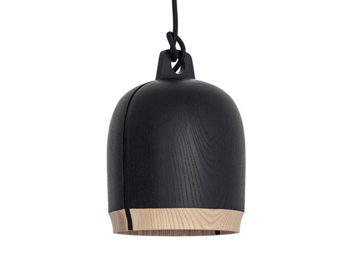 Poiju pendant lamp. Black ash