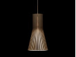 Pendant Secto 4201. Walnut. 