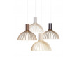 Suspension scandinave modèle    Victo 4250. Noyer. 