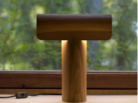 Teelo 8020 Table Lamp. Walnut.  