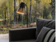 Petite 4610 Floor Lamp. Walnut. 