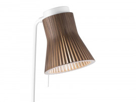 Petite 4610 Floor Lamp. Walnut. 