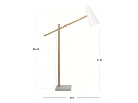 FILLY long neck floor lamp white