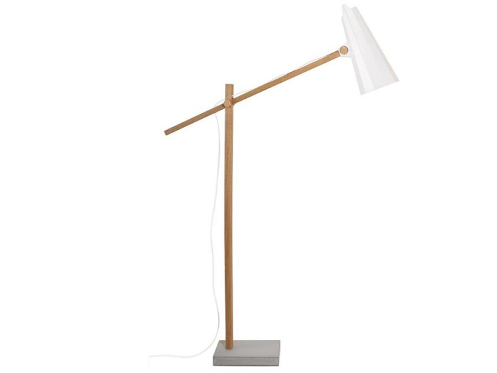 FILLY long neck floor lamp white