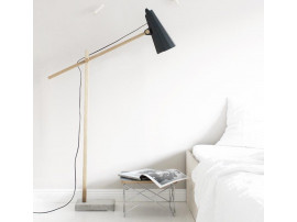 FILLY long neck floor lamp dark grey