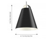 Above pendant lamp White