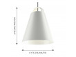 Above pendant lamp White