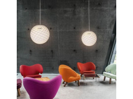 White Patera pendant lamp, 3 sizes