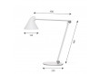 Lampe de table ou de bureau scandinave NJP 4 coloris