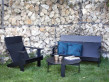 Outdoor Adirondack Lollygagger sofa 2 seater