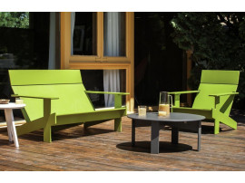 Outdoor Adirondack Lollygagger sofa 2 seater