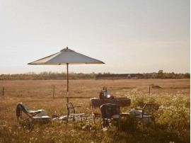 Parasol scandinave modèle Messina Ø210. 