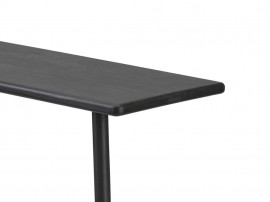 Console murale scandinave modèle Georg. 93 cm Noir.