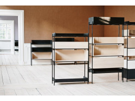 Vivlio modular shelving system.