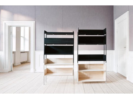 Vivlio modular shelving system.