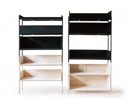 Vivlio modular shelving system.